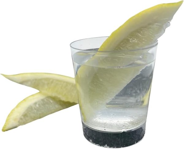 PAWOPA Vasos de chupito de plástico duro transparente - resistentes y reutilizables