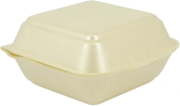 PAWOPA Cajas de hamburguesas plegables para Llevar de 12 x 12 x 4 cm