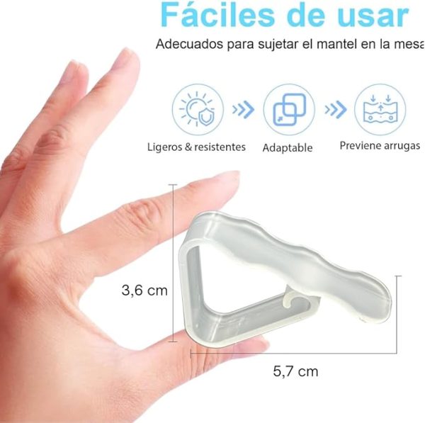 Pinzas sujeta manteles para mesas - Imagen 3