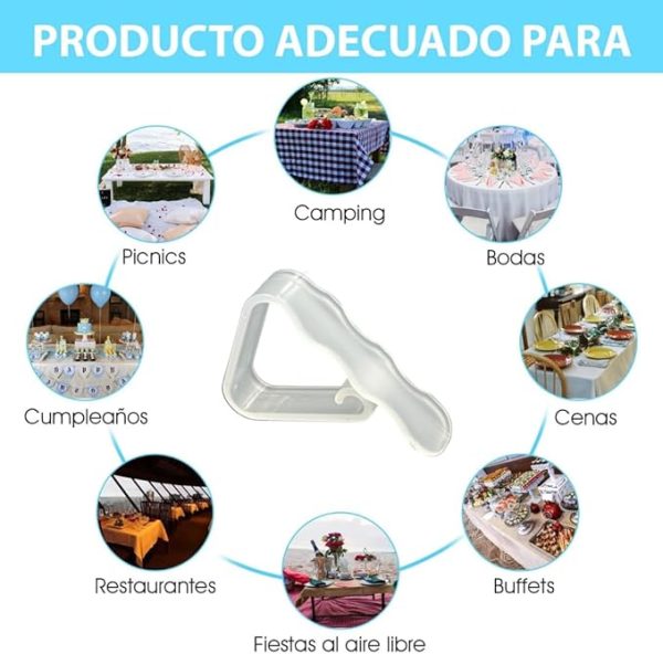 Pinzas sujeta manteles para mesas - Imagen 2